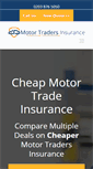 Mobile Screenshot of motortraderinsurance.co.uk